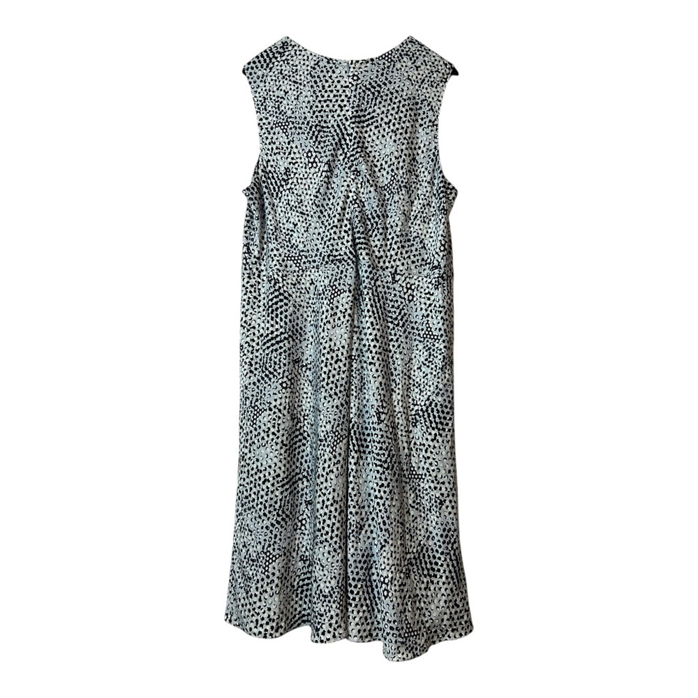 Classiques Entier Silk Sleeveless Dress Lined Peasant Midi Dress Woman’s Sz 24 W - Picture 2 of 5